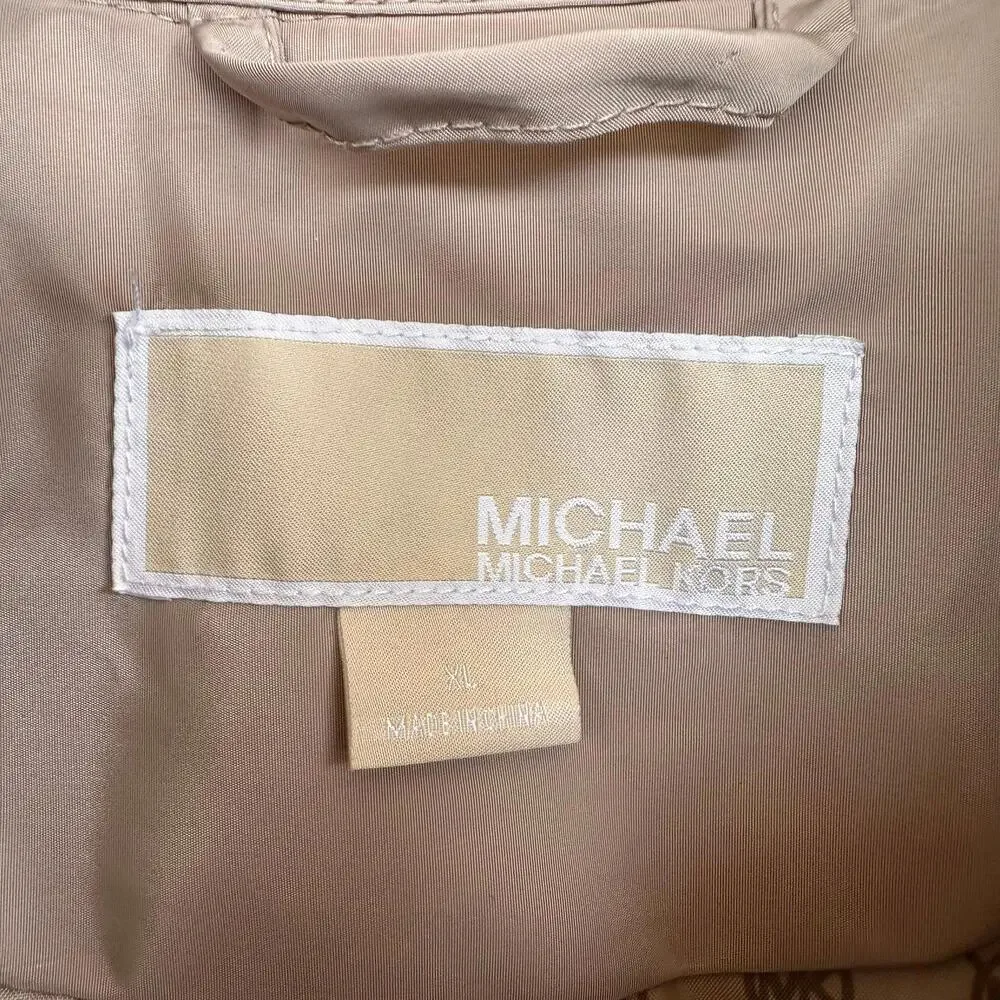 Michael Kors Quilted Button‎ Up Jacket XL - Picture 3 of 5